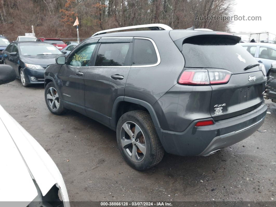 2019 Jeep Cherokee Limited 4x4 Gray vin: 1C4PJMDX8KD460237