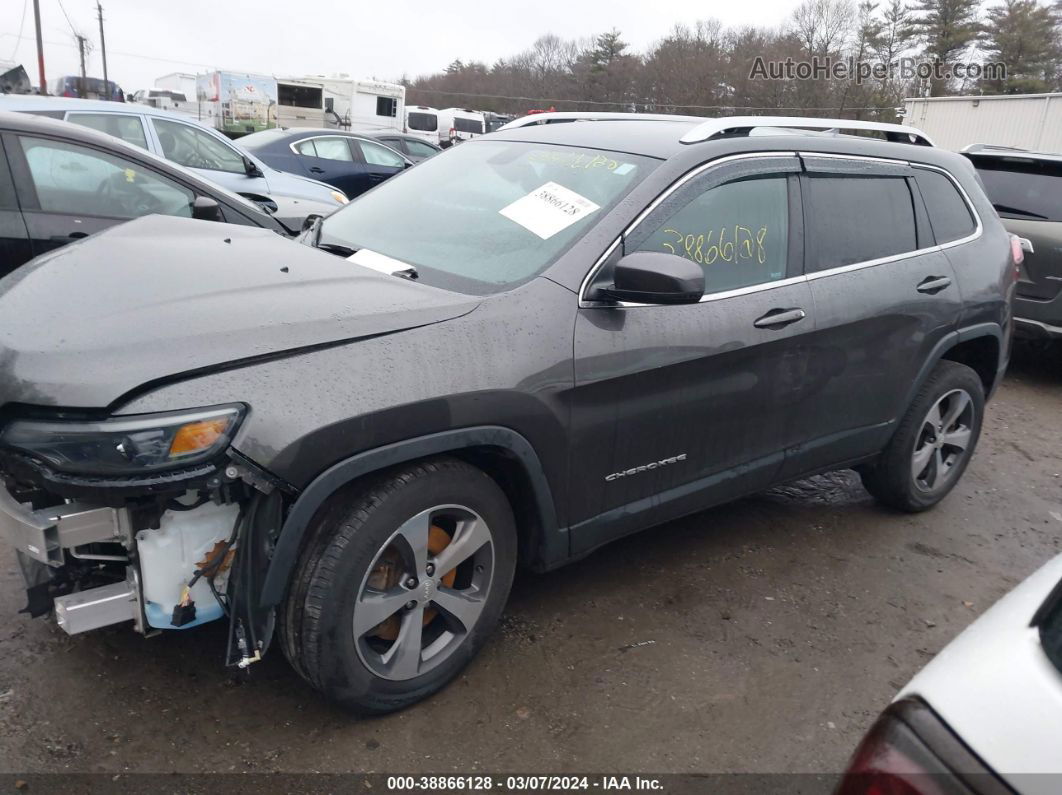 2019 Jeep Cherokee Limited 4x4 Gray vin: 1C4PJMDX8KD460237