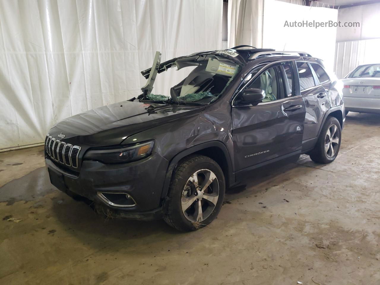 2021 Jeep Cherokee Limited Charcoal vin: 1C4PJMDX8MD132013