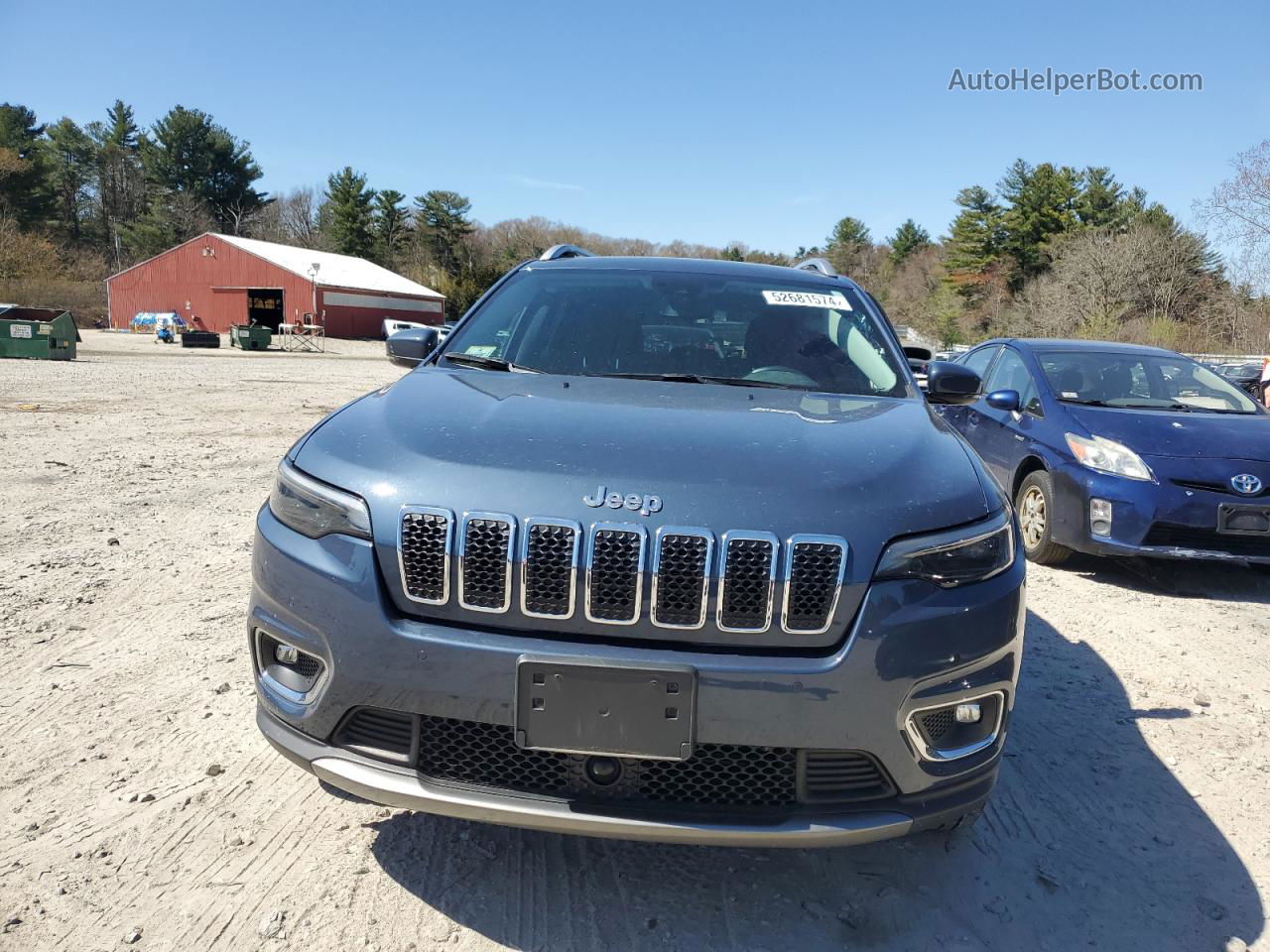 2021 Jeep Cherokee Limited Blue vin: 1C4PJMDX8MD170471