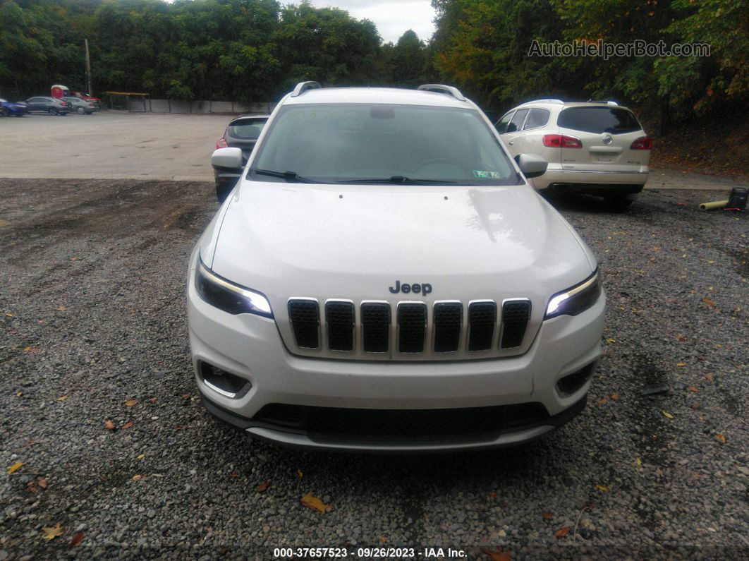 2019 Jeep Cherokee Limited 4x4 White vin: 1C4PJMDX9KD121051