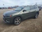 2019 Jeep Cherokee Limited Green vin: 1C4PJMDX9KD197529