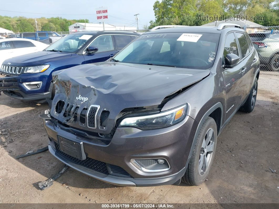 2019 Jeep Cherokee Limited 4x4 Серый vin: 1C4PJMDX9KD269328