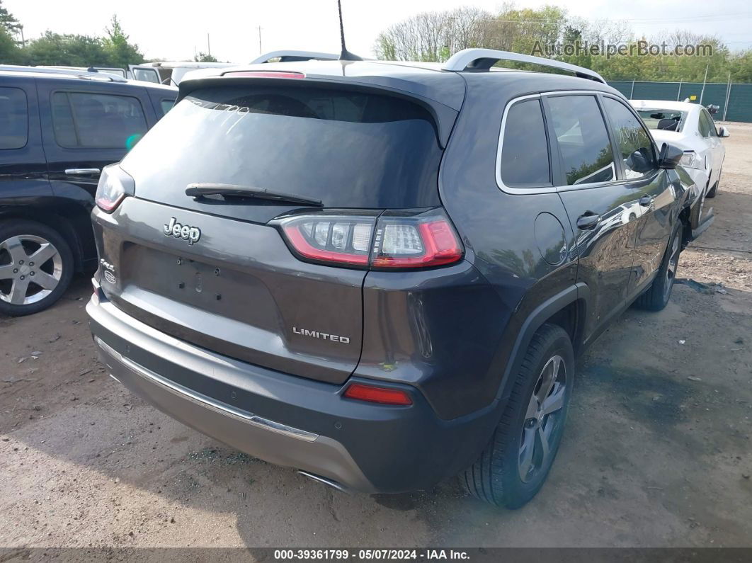 2019 Jeep Cherokee Limited 4x4 Серый vin: 1C4PJMDX9KD269328