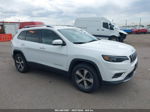 2019 Jeep Cherokee Limited 4x4 White vin: 1C4PJMDX9KD365511