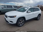 2019 Jeep Cherokee Limited 4x4 White vin: 1C4PJMDX9KD365511