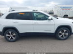 2019 Jeep Cherokee Limited 4x4 White vin: 1C4PJMDX9KD365511