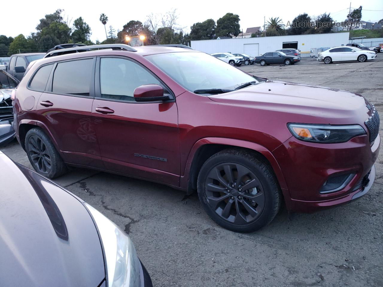 2019 Jeep Cherokee Limited Бордовый vin: 1C4PJMDX9KD383393