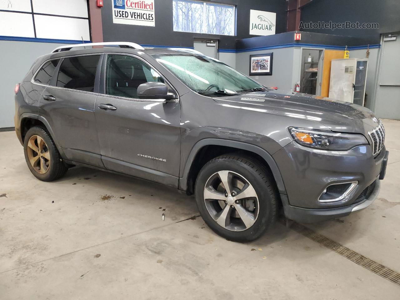 2019 Jeep Cherokee Limited Серый vin: 1C4PJMDX9KD469108