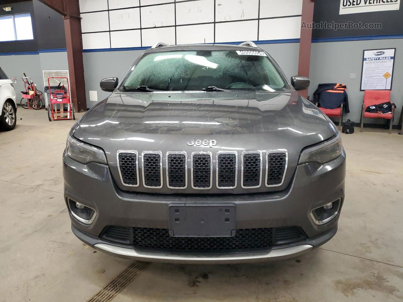 2019 Jeep Cherokee Limited Серый vin: 1C4PJMDX9KD469108