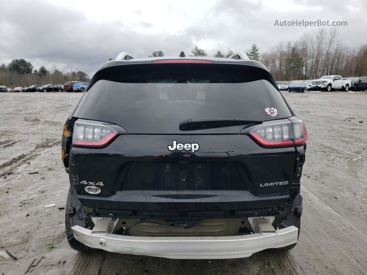 2019 Jeep Cherokee Limited Black vin: 1C4PJMDXXKD113539