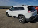 2019 Jeep Cherokee Limited White vin: 1C4PJMDXXKD334428