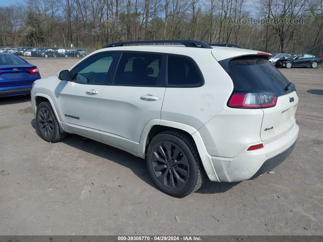 2019 Jeep Cherokee High Altitude 4x4 White vin: 1C4PJMDXXKD335935