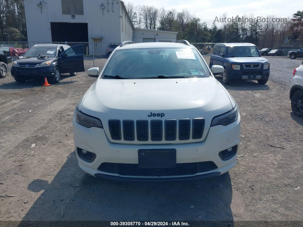 2019 Jeep Cherokee High Altitude 4x4 White vin: 1C4PJMDXXKD335935