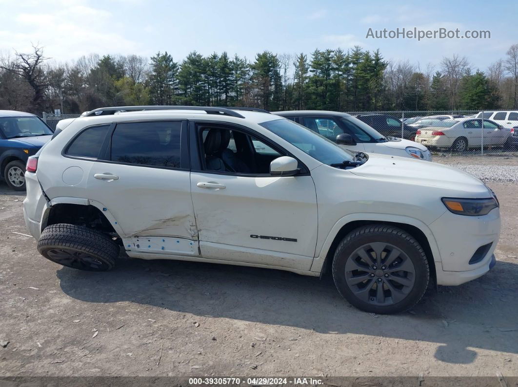 2019 Jeep Cherokee High Altitude 4x4 White vin: 1C4PJMDXXKD335935