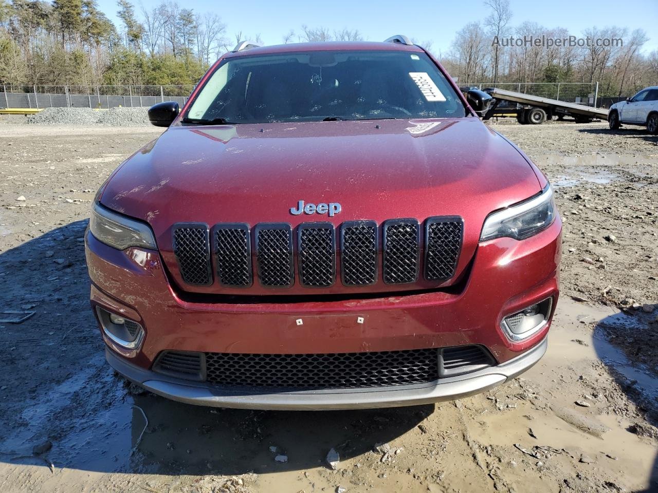 2019 Jeep Cherokee Limited Бордовый vin: 1C4PJMDXXKD336289
