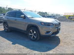 2019 Jeep Cherokee Limited 4x4 Silver vin: 1C4PJMDXXKD356722