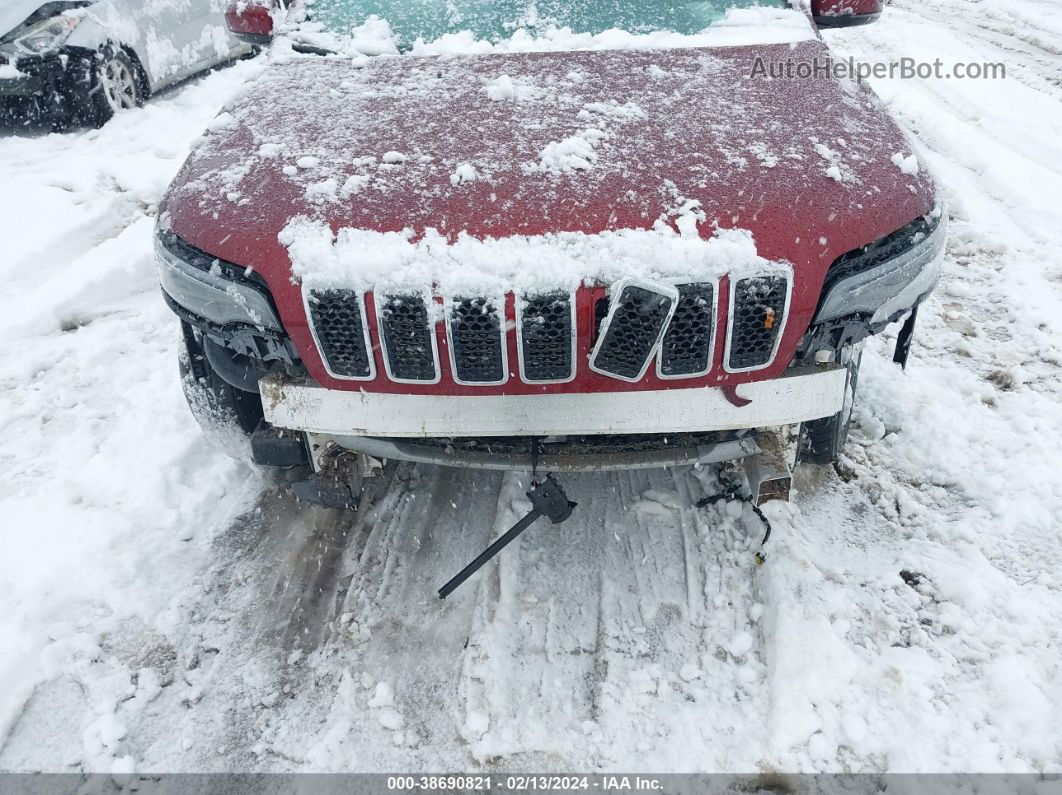 2019 Jeep Cherokee Limited 4x4 Red vin: 1C4PJMDXXKD409841