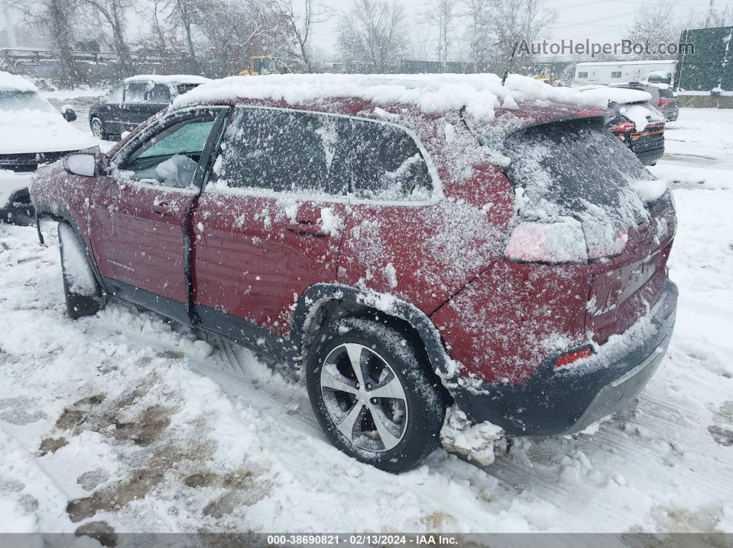 2019 Jeep Cherokee Limited 4x4 Red vin: 1C4PJMDXXKD409841