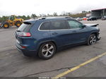 2019 Jeep Cherokee Limited 4x4 Blue vin: 1C4PJMDXXKD441169