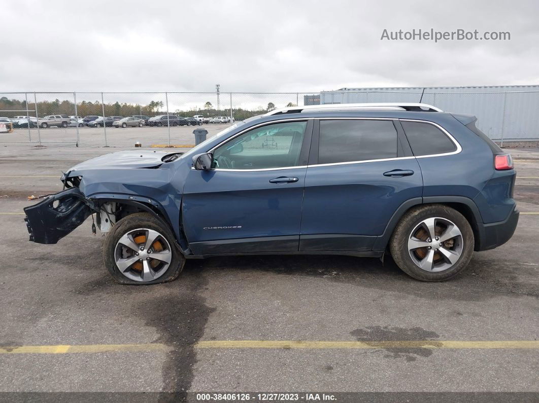 2019 Jeep Cherokee Limited 4x4 Синий vin: 1C4PJMDXXKD441169