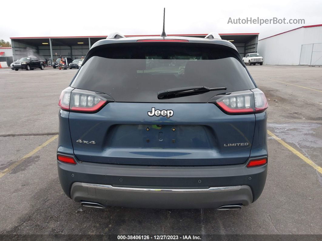 2019 Jeep Cherokee Limited 4x4 Синий vin: 1C4PJMDXXKD441169