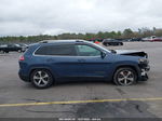 2019 Jeep Cherokee Limited 4x4 Blue vin: 1C4PJMDXXKD441169