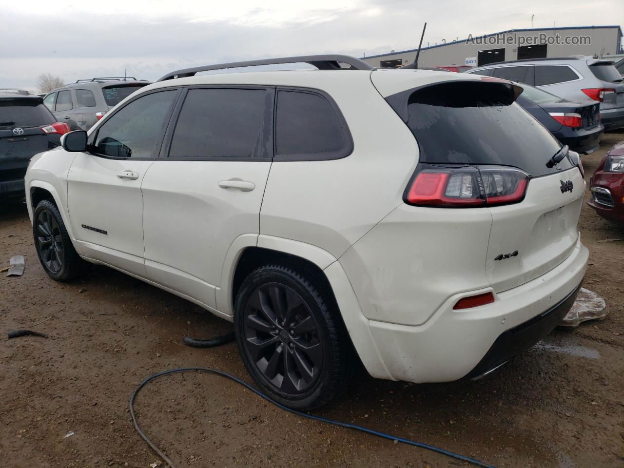 2019 Jeep Cherokee Limited White vin: 1C4PJMDXXKD442113