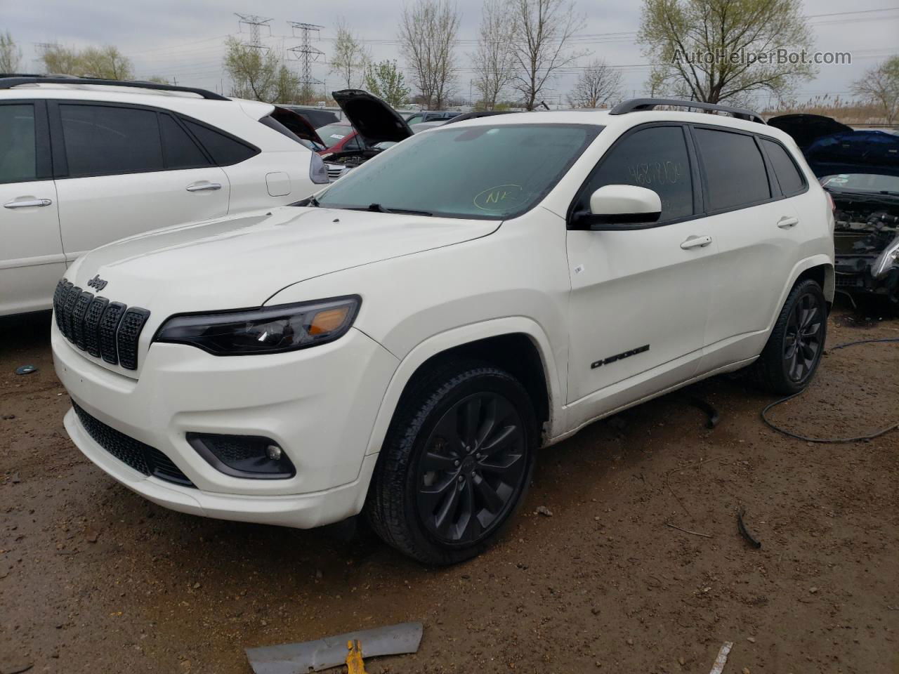 2019 Jeep Cherokee Limited Белый vin: 1C4PJMDXXKD442113