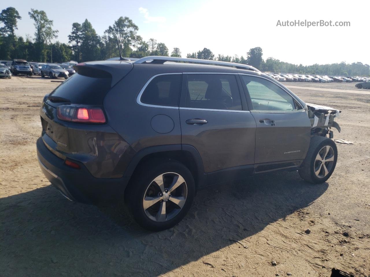 2019 Jeep Cherokee Limited Серый vin: 1C4PJMDXXKD457209