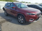 2019 Jeep Cherokee Limited Бордовый vin: 1C4PJMDXXKD459252