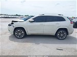 2019 Jeep Cherokee Overland 4x4 White vin: 1C4PJMJN3KD173925