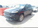 2016 Jeep Cherokee Overland Black vin: 1C4PJMJS6GW314603