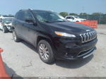 2016 Jeep Cherokee Overland Black vin: 1C4PJMJS6GW314603