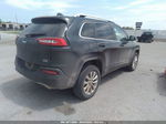 2016 Jeep Cherokee Overland Черный vin: 1C4PJMJS6GW314603