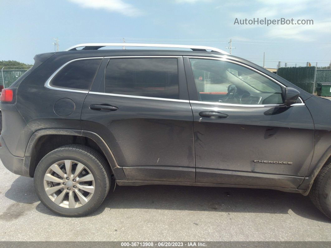 2016 Jeep Cherokee Overland Черный vin: 1C4PJMJS6GW314603