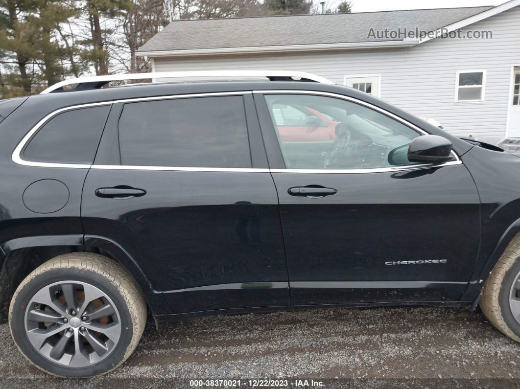 2019 Jeep Cherokee Overland 4x4 Black vin: 1C4PJMJX1KD335987