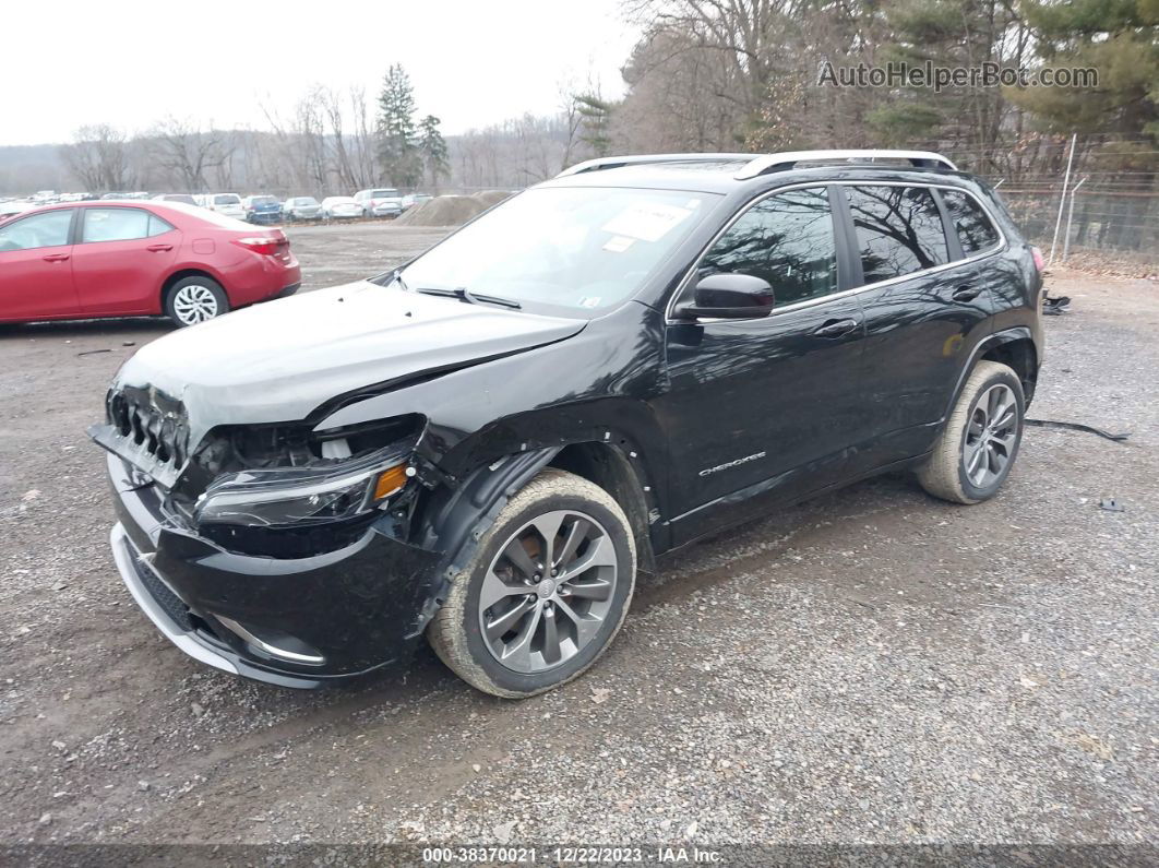 2019 Jeep Cherokee Overland 4x4 Черный vin: 1C4PJMJX1KD335987