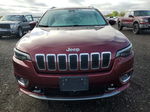 2019 Jeep Cherokee Overland Red vin: 1C4PJMJX2KD371154