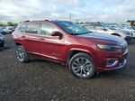 2019 Jeep Cherokee Overland Red vin: 1C4PJMJX2KD371154