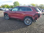 2019 Jeep Cherokee Overland Red vin: 1C4PJMJX2KD371154