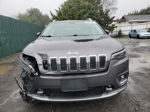 2019 Jeep Cherokee Overland Gray vin: 1C4PJMJX8KD155020