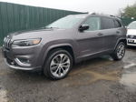 2019 Jeep Cherokee Overland Gray vin: 1C4PJMJX8KD155020