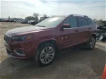 2019 Jeep Cherokee Overland Темно-бордовый vin: 1C4PJMJX9KD482929