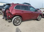 2019 Jeep Cherokee Overland Maroon vin: 1C4PJMJX9KD482929