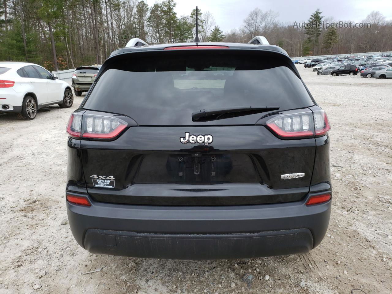 2019 Jeep Cherokee Latitude Plus Black vin: 1C4PJMLB0KD177496