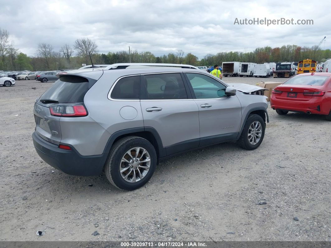 2019 Jeep Cherokee Latitude Plus 4x4 Silver vin: 1C4PJMLB0KD261477