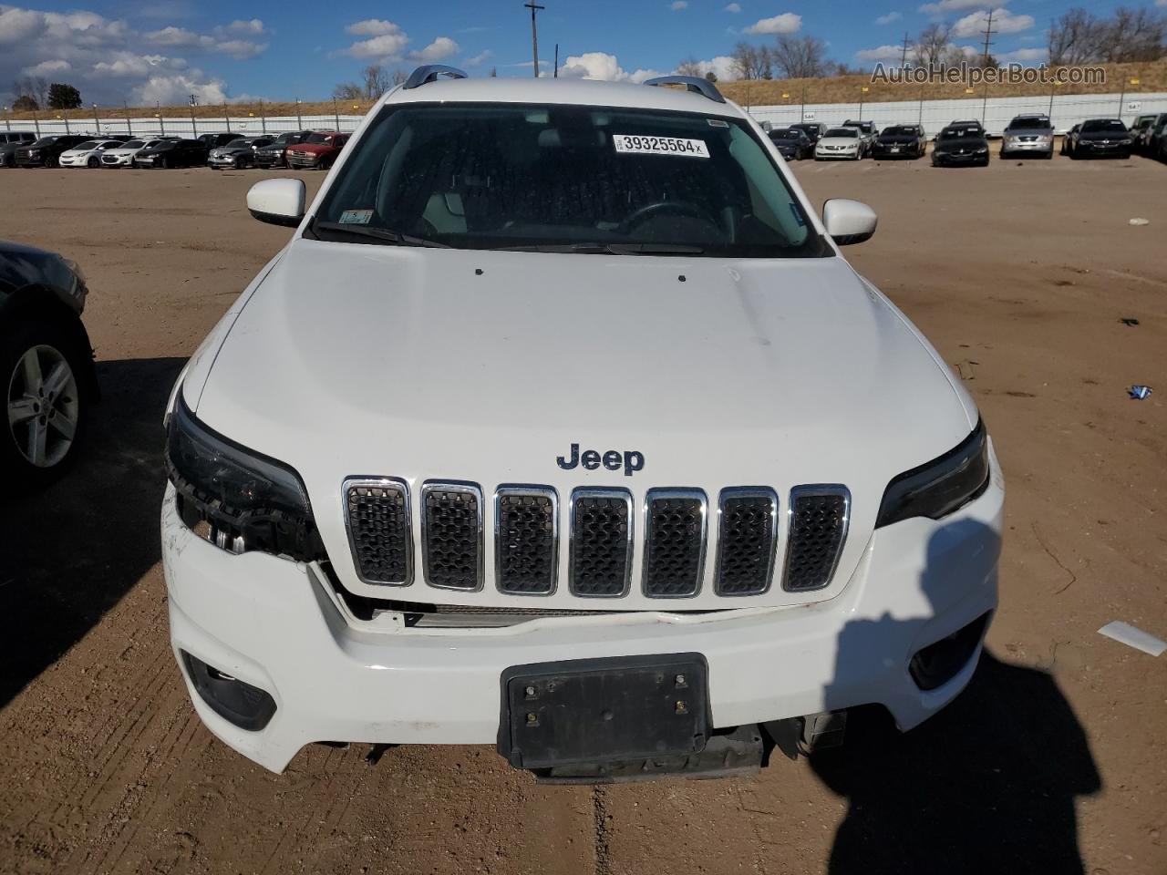 2019 Jeep Cherokee Latitude Plus White vin: 1C4PJMLB0KD314176