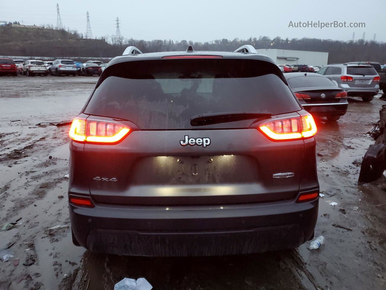 2019 Jeep Cherokee Latitude Plus Black vin: 1C4PJMLB0KD397351