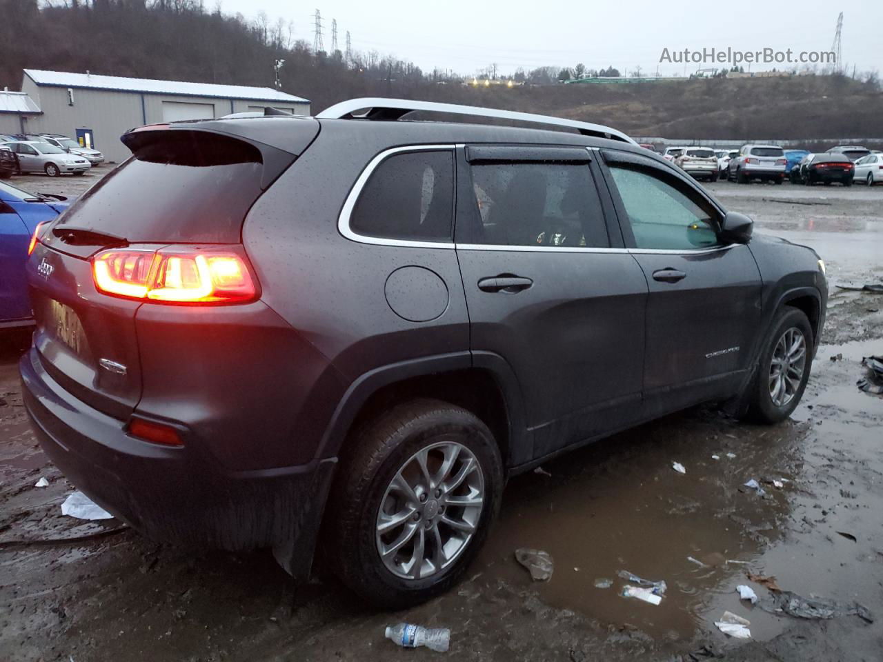 2019 Jeep Cherokee Latitude Plus Black vin: 1C4PJMLB0KD397351